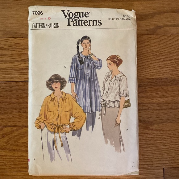 VTG ‘70s Vogue Top/Blouse Patterns Set of 7 - Picture 4 of 11